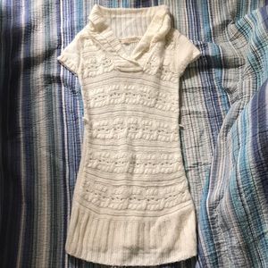 White Sweater Dress
